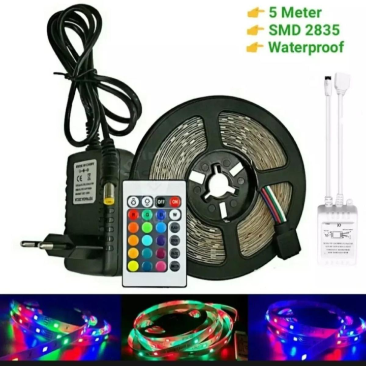16 Feet RGB LED Strip Light Colour Changing Mood Lighting | Daraz.com.bd