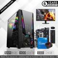 Intel Core i7 8GB RAM 128GB SSD 500GB HDD Gpu 4Gb Built-In 19" Monitor Gaming Desktop Computer. 