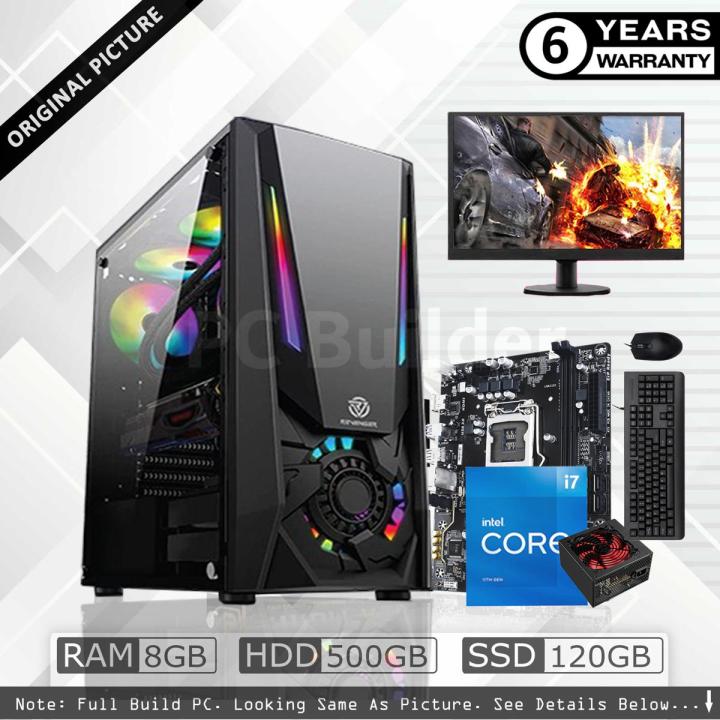 Intel%20Core%20i7%208GB%20RAM%20128GB%20SSD%20500GB%20HDD%20Gpu%204Gb%20Built-In%2019"%20Monitor%20Gaming%20Desktop%20Computer%20-%20Image%203