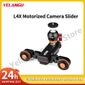 YELANGU L4X motorlu kamera kaymak Video Dolly elektrikli parça kaymak uzaktan DSLR kamera kamera için eylem kamera telefonu.