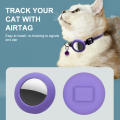 Kitten Collar Anti-Lost  and Safety Buckle Adjustable Belt Airtag Pet Collar Reflective Nylon. 