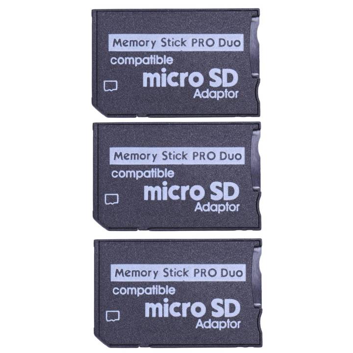 3X Mini MicroSD TF to MS Adapter SD SDHC Card Reader & PSP Series ...