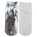 Mo Dao Zu Shi Cotton Socks Anime Cosplay Wei Wuxian Lan Wangji Casual Breathable Soft Low Tube Socks gift for chenqingling fans.