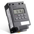 30A Load 7 Days Programmable Digital TIMER SWITCH Relay Control 220V Timer Black.