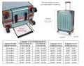 Transparent Luggage Cover Waterproof Thick Clear PVC Suitcase Cover Travel Bag Dust Protector Stylish Luggage Cases Cover for 20-30 inch. 