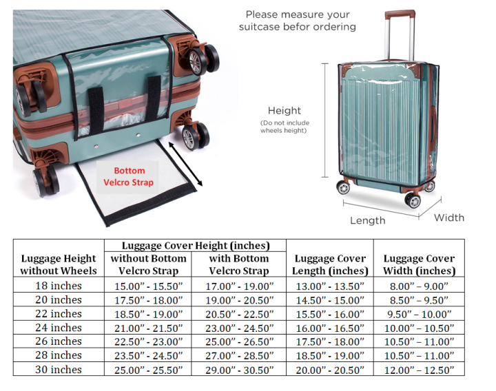 1%20Pcs%20Transparent%20Luggage%20Cover%20Waterproof%20Thick%20Clear%20PVC%20Suitcase%20Cover%20Travel%20Bag%20Dust%20Protector%20Stylish%20Luggage%20Cases%20Cover%20for%2020-30%20inch%20-%20Image%202