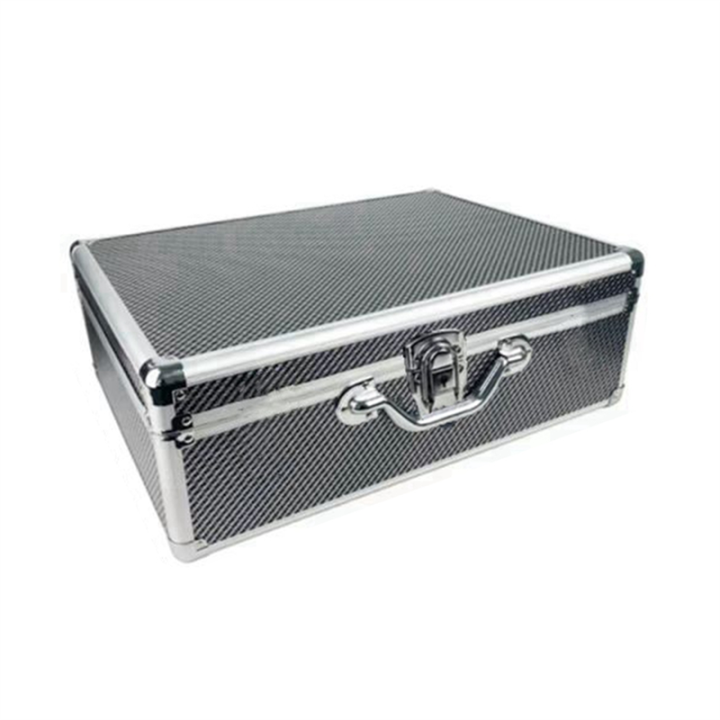 Carbon Fiber Tool Box Aluminum Tool Case Suitcase Equipment Hard Carry Bag Instrument Hard Case Portable Toolbox Easy to Use A