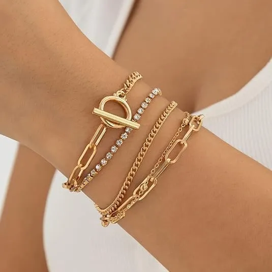 5%20Pcs/Set%20Adjustable%20Bracelet%20for%20Girls%20Simple%20Stylish%20Bracelets%20for%20girls%20-%20Image%207