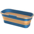 Eco-Friendly Household Folding Bucket Adjustable Large Capacity Durable Portable Folding Bucket Multifunctional Easy Storage Outdoor Portable Mop Bucket for Household Commercial Janitorial Deep Cleaning Floor Maintenance.