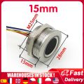 DC3.3V MX1.0-6Pin Capacitive Fingerprint Module R503 Circular Round RGB Ring Indicator LED Control Sensor Scanner 15/19mm. 