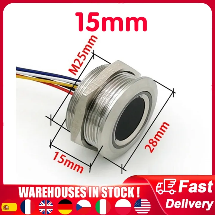 DC3.3V%20MX1.0-6Pin%20Capacitive%20Fingerprint%20Module%20R503%20Circular%20Round%20RGB%20Ring%20Indicator%20LED%20Control%20Sensor%20Scanner%2015/19mm%20-%20Image%207