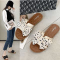 Women's Slippers Flat-bottomed Comfortable Fashion Outer Wear Low-heeled Sandals and Slippers Flowers Flip-Flop Soft Bottom Flat Bottom Soft Non-slipper. 