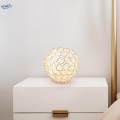 Crystal Lampshade Shiny Desk Light Antique Lamp Classic.