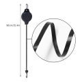 6 Pack Retractable Hanger Reach Plant Pulley Adjustable Height Black. 
