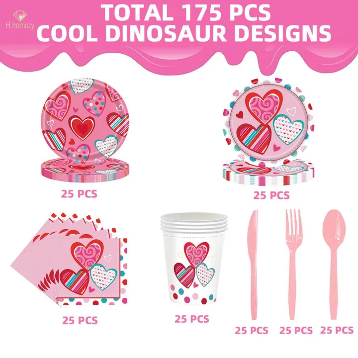 Valentine's%20Day%20Decoration%20Valentines%20Day%20Tableware%20Set%20for%20Holiday%20Wedding%20-%20Image%204