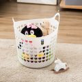 Household Large Laundry Basket Bathroom Laundry Basket Clothes Basket Storage Clothes Toy Plastic Basket Dirty Clothes Storage Basket.