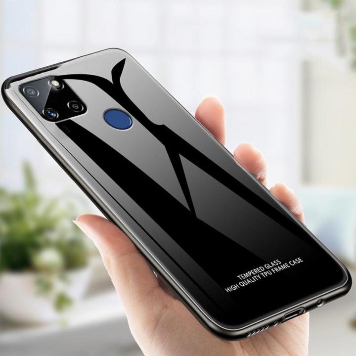 for Realme c12/ c25/c25s Narzo 20 narzo 30a Glass Case back Cover