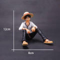 12cm One Piece Anime Figure Luffy Sitting Position Action Figure PVC Model Collection Statue Figurine Doll Toy For Birthday Gift Superman. 