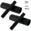 4 Pis universal soft rubber Handle Bar Grip or Grips Cover  for motorcycle- Black. 