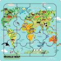 3D Jigsaw Puzzle Educational Toy For Children Cartoon Animal Vehicle Intelligence Puzzles - Puzzle Toy For Kids. 