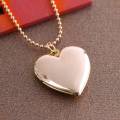 1 Pc Heart Shaped Friend Photo Picture Frame Locket Pendant for Necklace Romantic Fashion Jewelry Nice Gift - Necklace For Girls. 