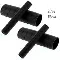 Universal motorcycle handlebar grip brake clutch lever cover protector soft rubber. Black.