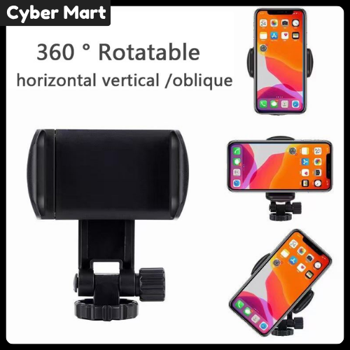 360 Degree Rotatable Multifunctional Tripod Mobile Phone Holder Mount - Tripod Mount