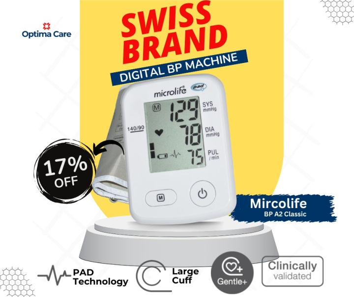 Microlife BP-A2 Classic A Swiss Brand Digital Blood Pressure Monitor Set