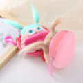 Creative cartoon fried hair braids Jun coin purse cute keychain schoolbag pendant grab crane machine small gifts wholesale.