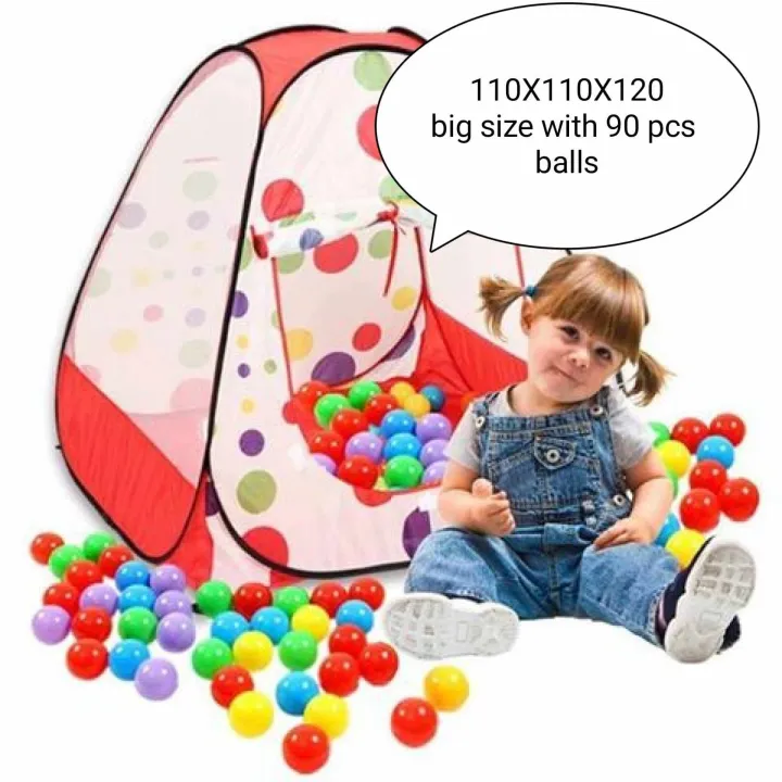 Ball%20print%20Tent%20house%20with%2090%20pcs%20ball%20big%20size%20-%20Image%202