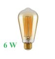 Vintage LED Edison Bulb ST64 Warm White 1Pcs For Hanging Ceiling Light Fitting Home Decoration.