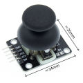 Dual-axis XY Joystick Module Higher Quality PS2 Joystick Control Lever Sensor KY-023 5Pin For Arduino.