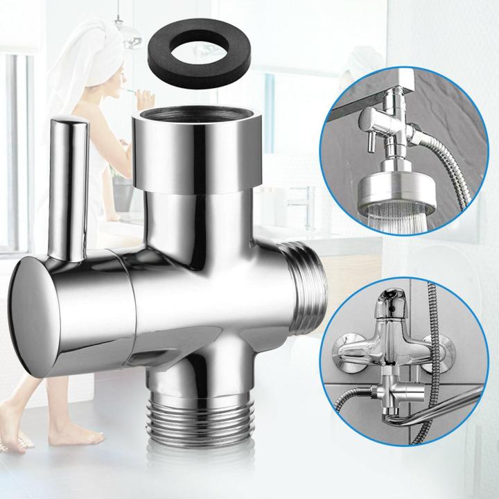 GC 1/2" Outlet Diverter Valve Splitter Ergonomic Design Brass 3 Way T Adapter For Shower Head Switch specification