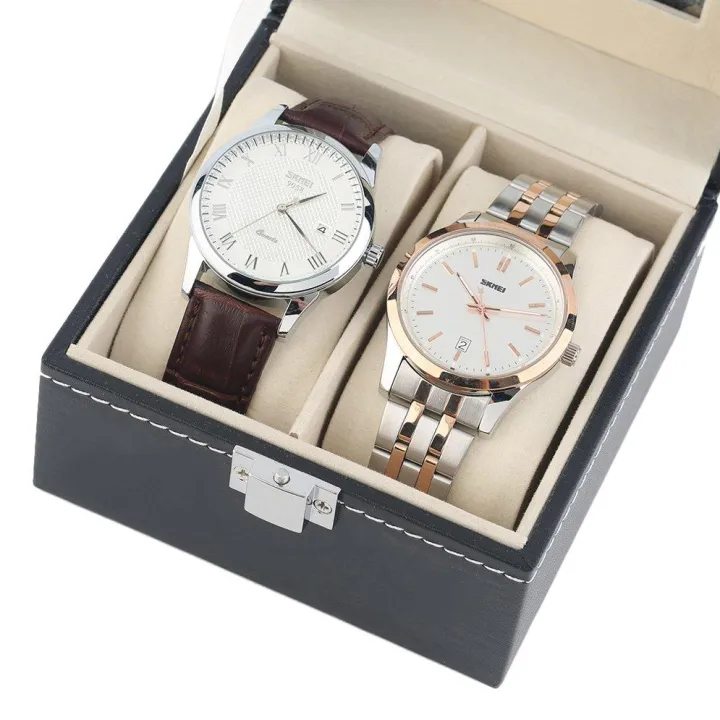 Black%20Plain%20Pattern%202%20Grid%20PU%20Leather%20Watches%20Display%20Case%20Boxes%20Storage%20Box%20-%20Image%204