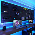Multi-Functional No-Punch Shelf DIY Wall Decorative Shelf E-Sports Gaming Equipment Character Model Storage Display Shelf. 