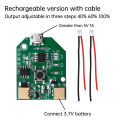 Mini Fan Circuit Board 3.7V 1A Battery Charger Module Micro USB Type-C Fan Governor Wind Speed Controller.
