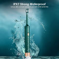 HEGRUS Electric Toothbrushes Ultrasonic Electric Toothbrush IPX7 Waterproof Toothbrush USB Rechargeable Toothbrush Long-lasting Endurance Electric Toothbrush Tartar Remover Portable Personal Dental Care with 5 Replacement Brush Heads.
