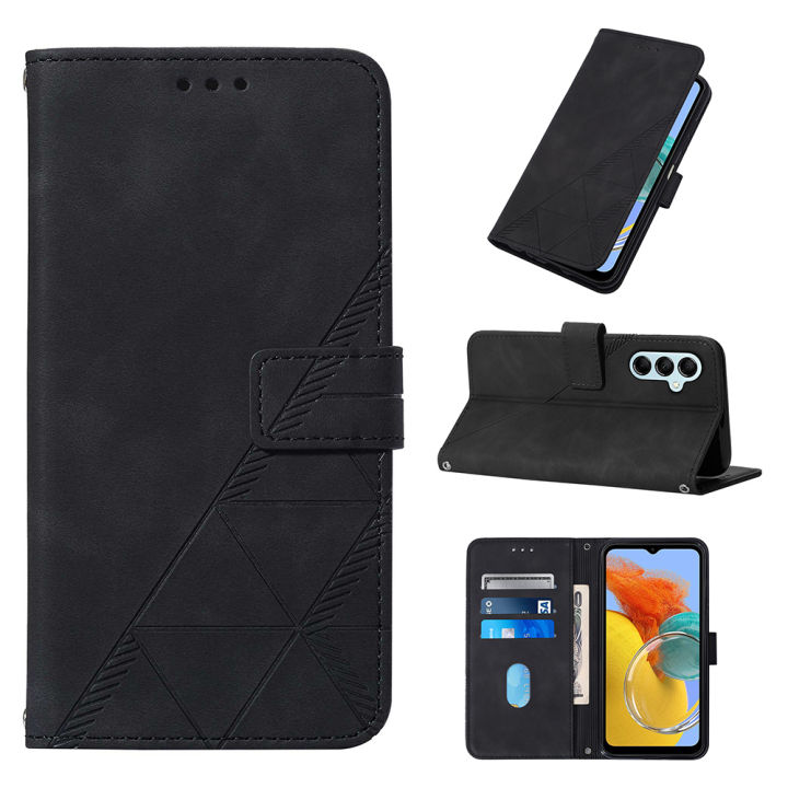 lthmy%20for%20Samsung%20Galaxy%20M14%205G%20case%20slim%20Embossed%20PU%20Leather%20Flip%20Stand%20Wallet%20Card%20Slots%20Cover%20-%20Image%207