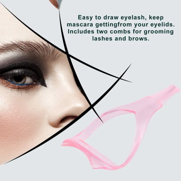 Eyelash%20Tools%203%20in%201%20Makeup%20Mascara%20Shield%20Guard%20Curler%20Applicator%20Comb%20Guide%20Card%20Beauty%20Cosmetic%20Tool%20-%20Image%203