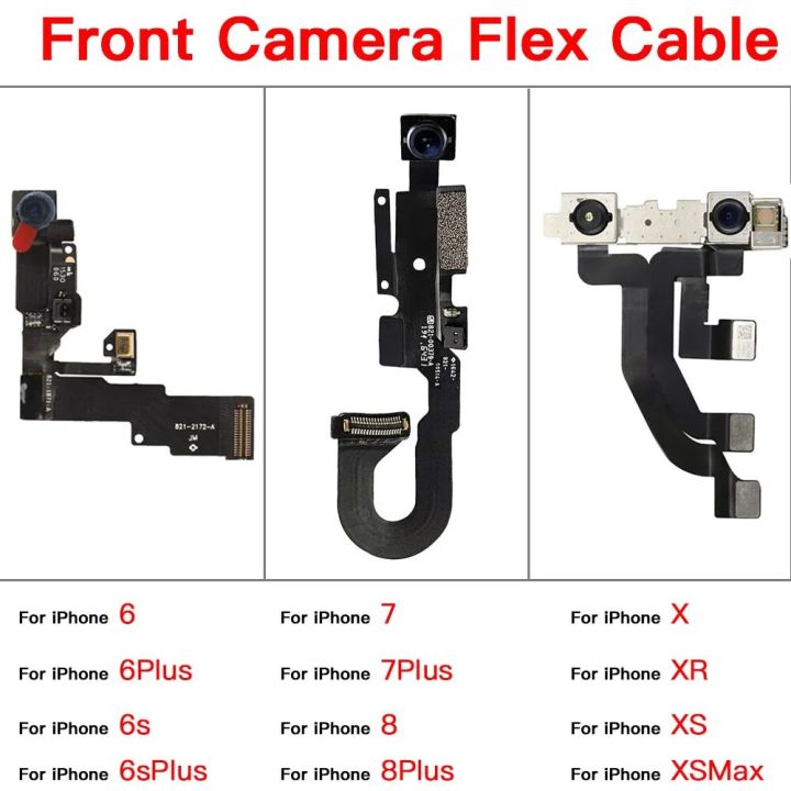 Front Camera With Proximity Sensor Flex Cable For iPhone 6 6P 6S 7 7P 8 Plus X XR XS Max Face Camera Module Replacement·
