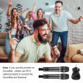 Dual Rechargeable Wireless Microphone Karaoke System ARCHEER Professional UHF Handheld Dynamic Microphone Set with Bluetooth Receiver. 