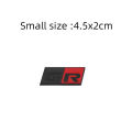 3D Metal Car Sticker GR Sport Logo Badge Emblem Decal for Toyota HV YARiS GRMN GR Sport RZ RC RS Prius Lexus Harrier GR Sticker.
