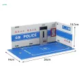 1/24 Car Garage Diorama Model, Models Miniatures Garage Collection, Layout Vehicle Model. Parking Car Display for Sand Table Home Scenery Decor. 