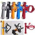 Bottle Holder Bracket Clamp Handlebar Bracket Mount Adapter for Riding Road Bicycles. 