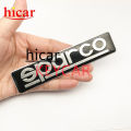 3D Aluminum Emblem Badge For Sparco car stickers Decal Grille Bumper Window Body Decoration Car Styling. 