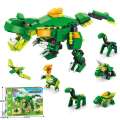 Compatible with LEGO military small box building blocks mini tank aircraft warship mecha children's gift toys.