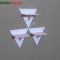 Triangle Wall Shelf Without flower . Self Adhesive Punch Free (3/5 Pcs Stand ) Premium Quality Premium Quality.
