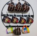 Metal Coffee Cup Rack Wall Mounted Coffee Mug Hanger Wall Mug Rack in Kitchen or Coffee Bar for Mug Display or Storage, Wall Coffee Mug Holder -Space Saver. 