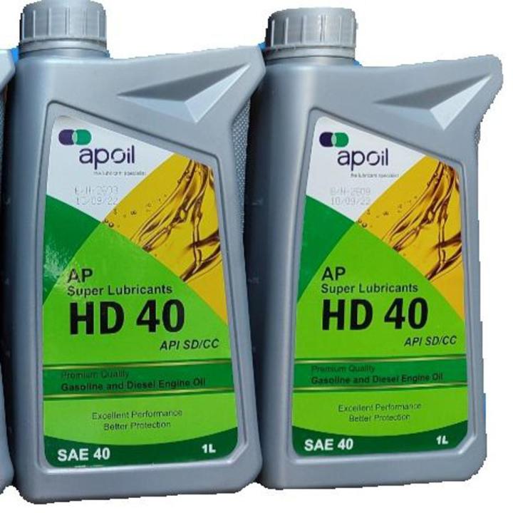 AP SUPER LUBRICANTS HD 40 API SD/CC , SAE 40 - 1 Ltr
