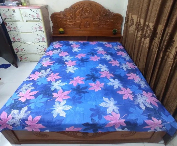 Cotton%20Fabric%20Multicolor%20Print%207%20by%207.5%20Feet%20King%20Size%20Bedsheet%20Set%20with%20Two%20Pillow%20Cover%20-%20Image%202